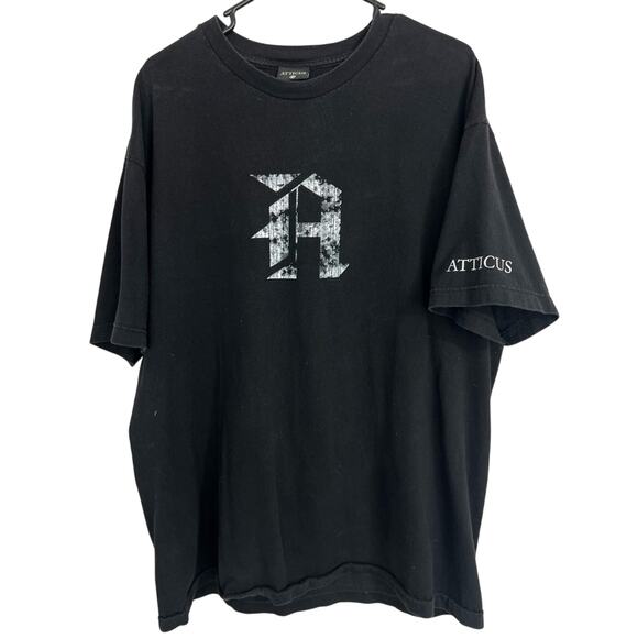 Vtg Authentic ATTICUS Brand Black T-shirt Sz XL Blink 182 * RARE! Pop Punk🔥 - Picture 5 of 6